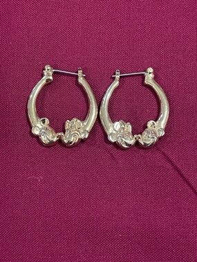 Vintage Mickey & Minnie Mouse Hoop Earrings